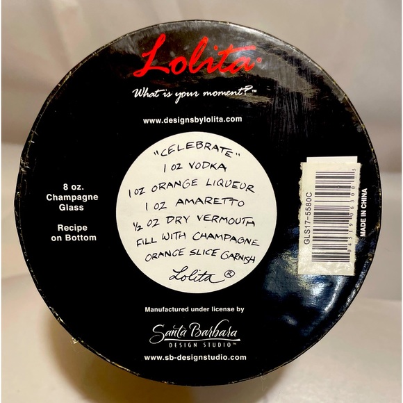 Lolita brand collection new “divorce”champagne flute - Picture 2 of 6